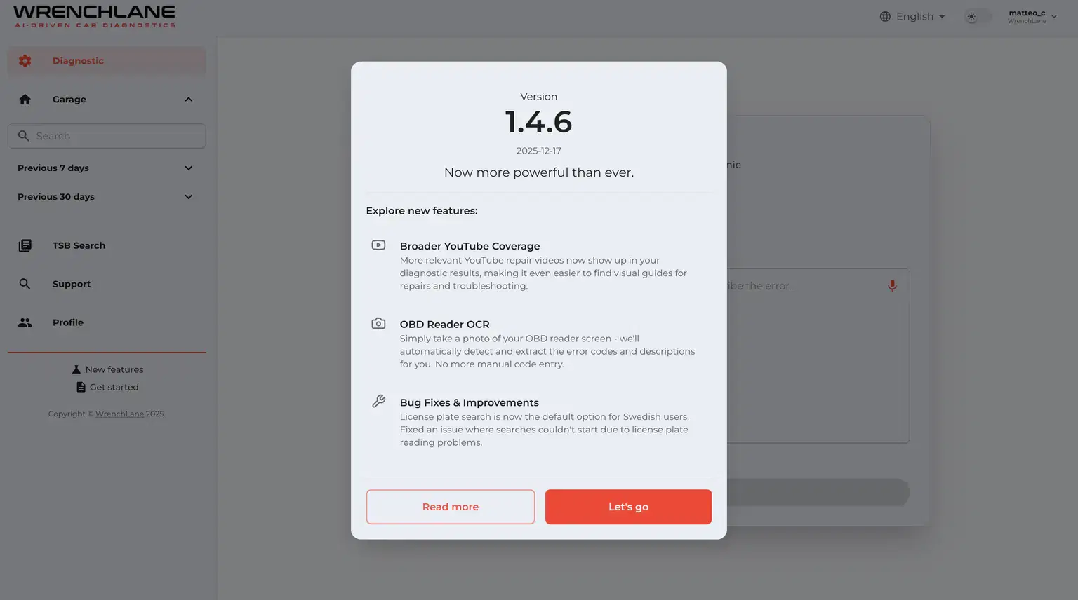 WrenchLane 1.4.6: More Videos & Photo Your DTC