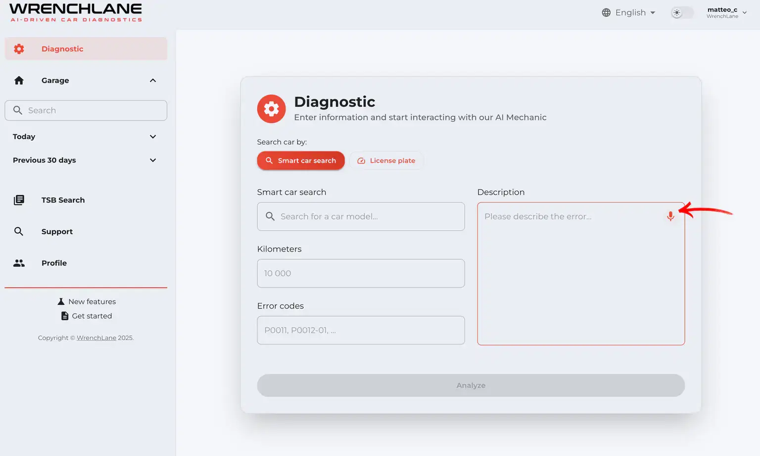 WrenchLane 1.4.5: Voice Input, Live Streaming & Faster Diagnostics