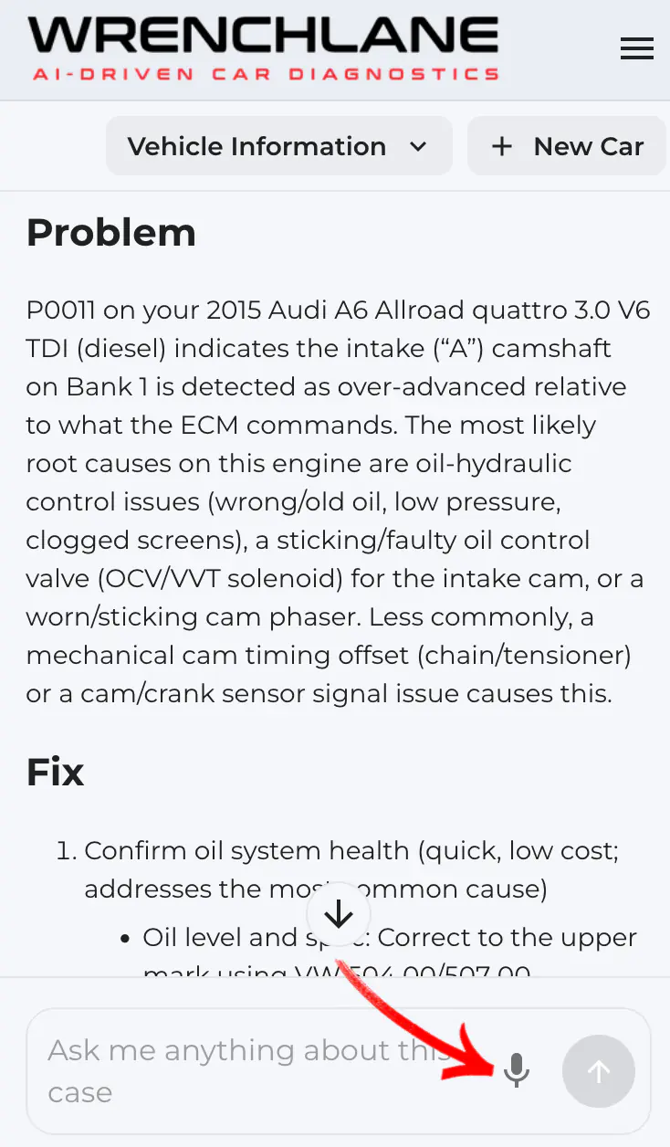 Voice Input on Mobile