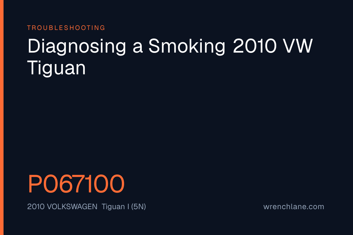 Diagnosing a Smoking 2010 VW Tiguan