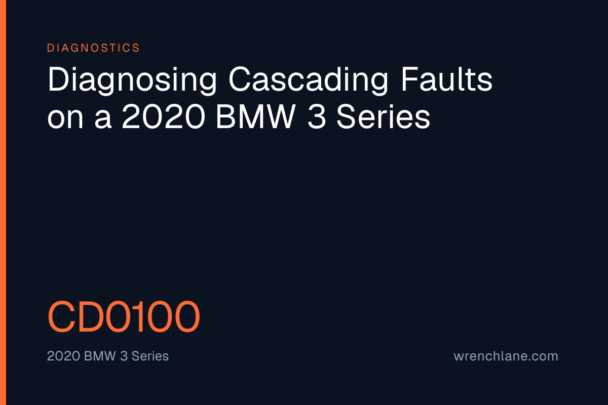 Diagnosing Cascading Faults on a 2020 BMW 3 Series