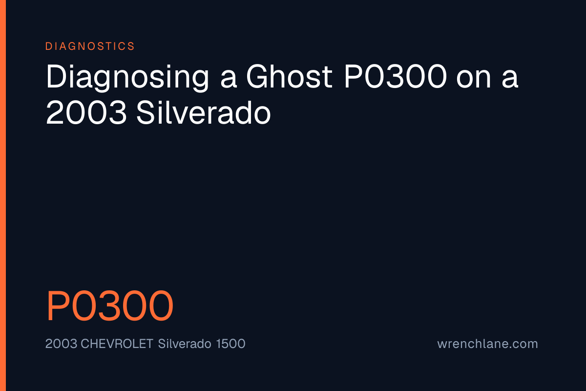 Diagnosing a Ghost P0300 on a 2003 Silverado