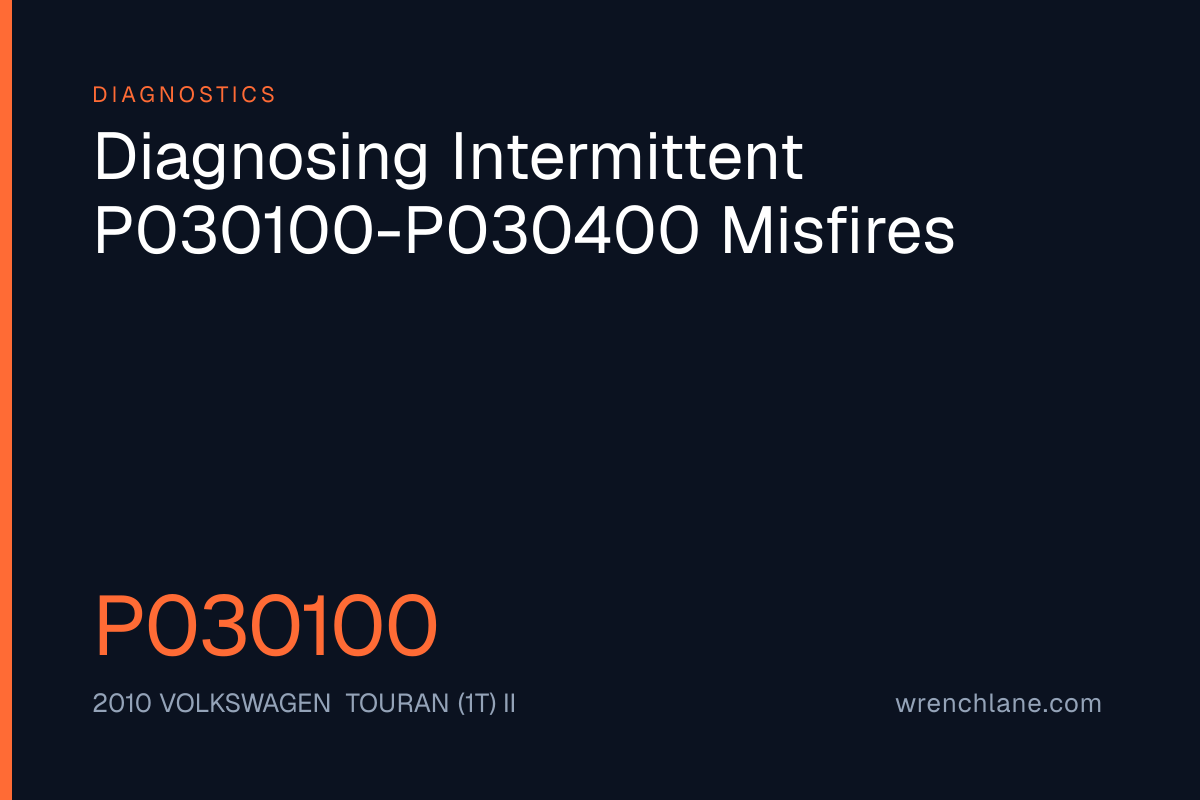 Diagnosing Intermittent P030100-P030400 Misfires