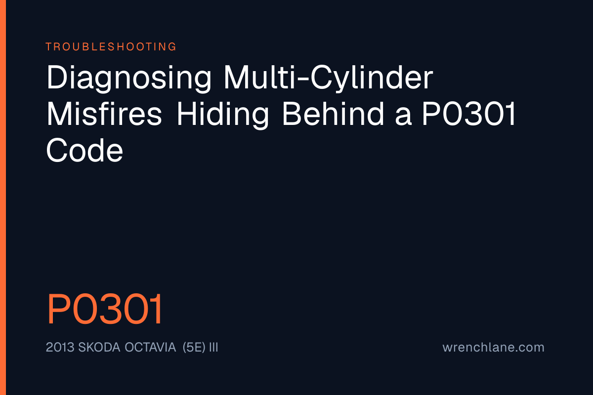 Diagnosing Multi-Cylinder Misfires Hiding Behind a P0301 Code