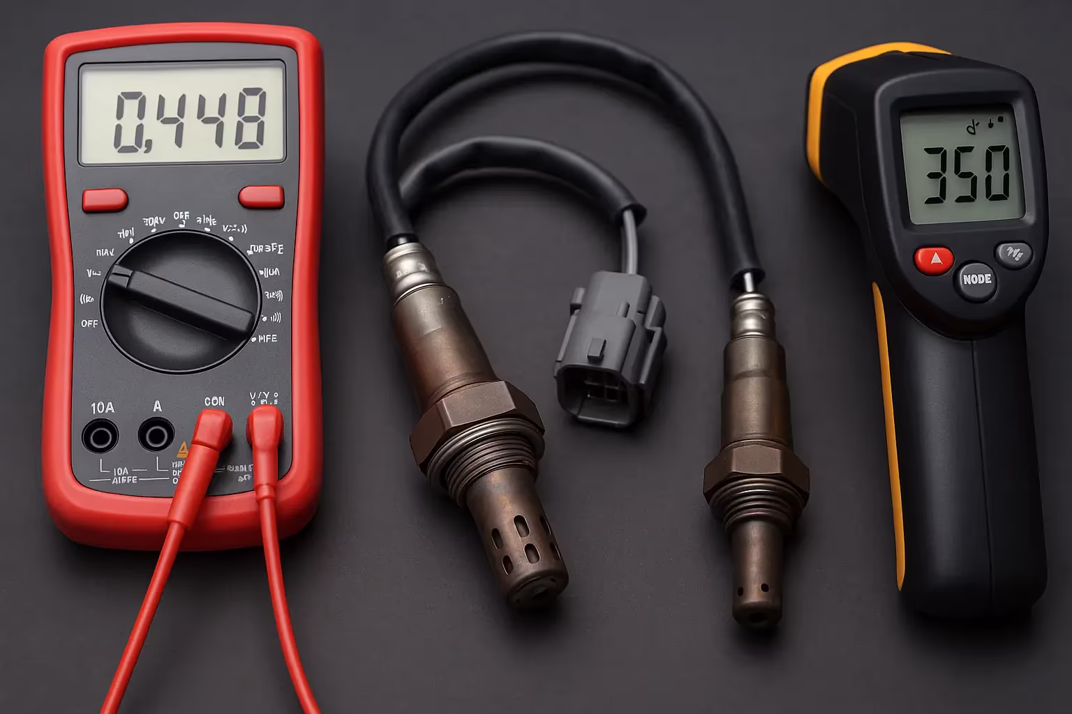 O₂-sensor förklarad: Funktion, diagnostik, koder och bredband kontra smalband
