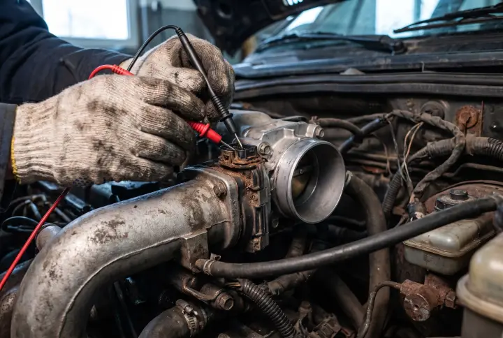 Diagnosing an Eight-Code Throttle Cascade on a Golf VI