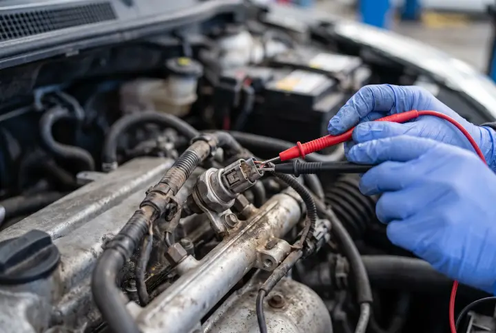 Diagnosing P008791 and Engine Knock on a Mercedes W176