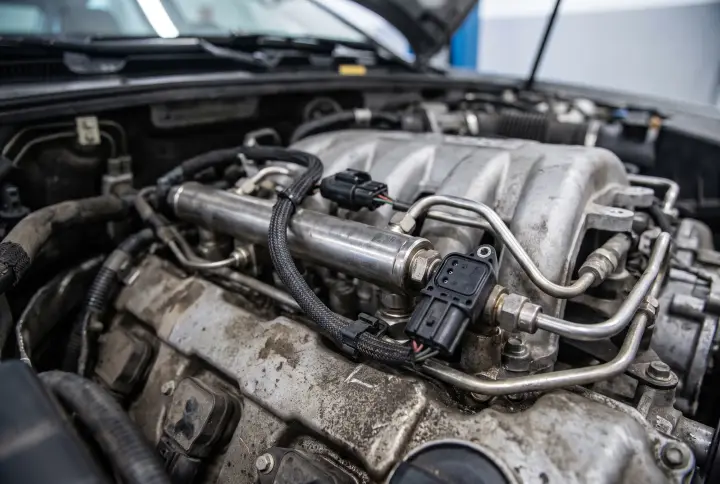 Diagnosing P0191 on a 2004 Toyota Avensis 2AZ-FSE