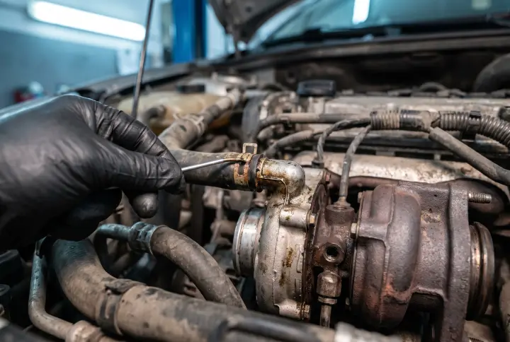 Diagnosing P023D and White Smoke on a Saab 9-3