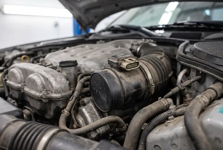Diagnosing P20D4 on a 2001 Mercedes SL M113