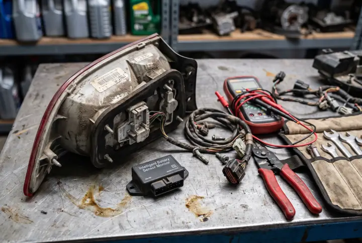 Diagnosing Multiple LIN Bus and Lighting Faults on a W176 A-Class