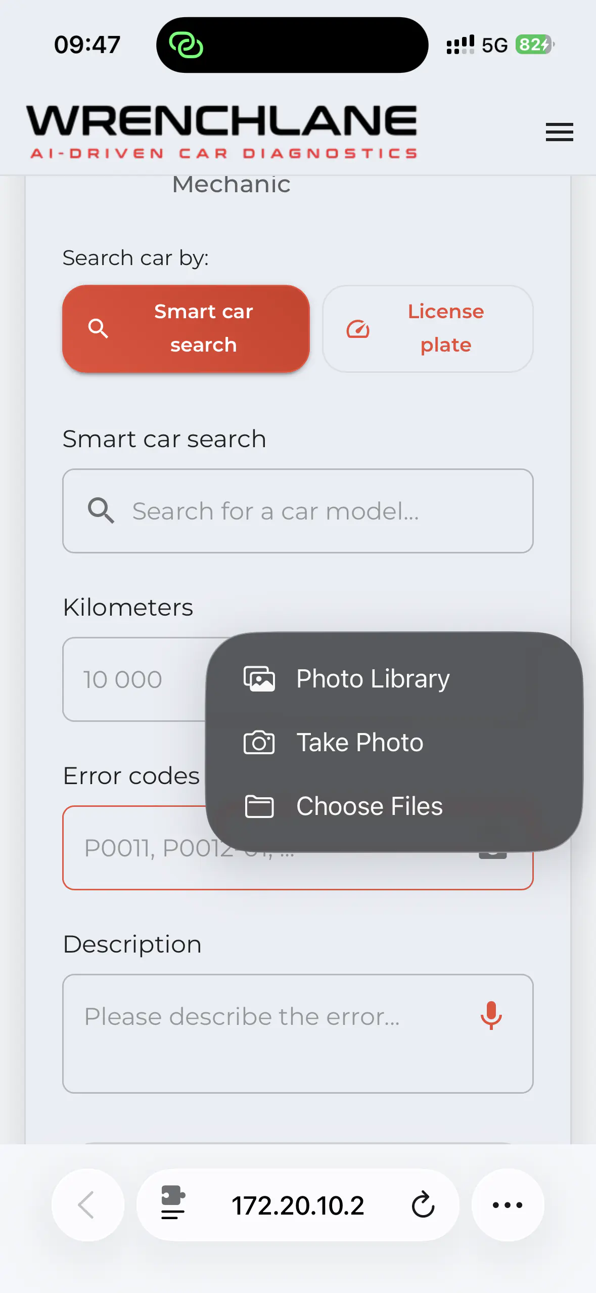 OBD Reader OCR - Step 2